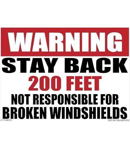 SmartSign "Caution: Stay Back 30 Ft." Vinyl Safety Label - 10" X 14" OSHA Compliant