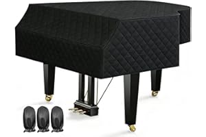 PCLOOV-Grand Piano full Cover Waterproof Moisture-proof and Dustproof Grand Piano Protective Cover (180cm/70.87in)
