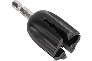 Crovakeu 1-Pack Hexagonal Guitar String Winder Tool, Electric Drill Compatible Head for Quick String Change & Tuning Peg Main