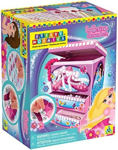 Sticky Mosaics Ballerina Dream Jewellery Box by Sticky Mosaics
