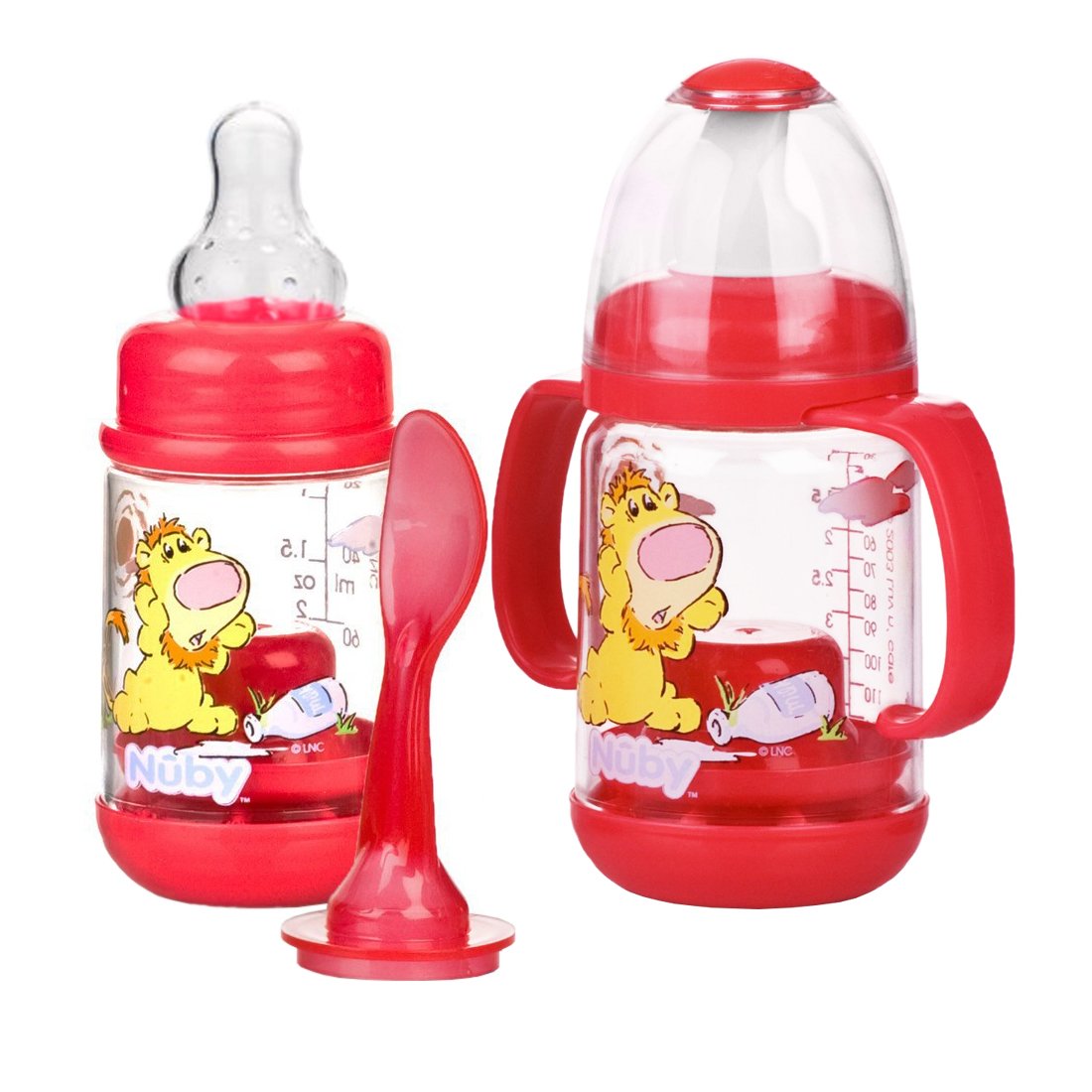 baby nurser food Feeder Com Pack Nuby 2 Infa Amazon Nurtur 4 Oz Set, Care