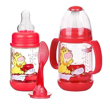 Amazon Com Nuby Bpa Free Infant Feeder Feeding Bottle Set