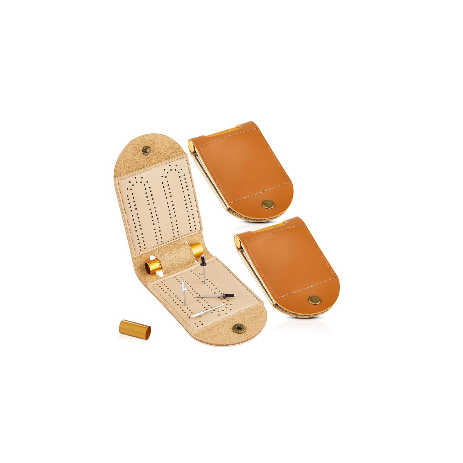 Cribbage Board with Pegs,Cribbage Board with Pegs and Cards,Classic Scoring Board for Adults Playing Cards Family Games Travel,Portable Board Game for Indoor Outdoor Entertainment