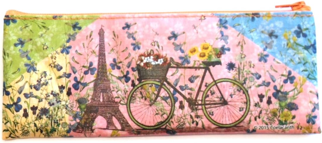 Pencil Case - "Paris Trip" Design - Durable, Zippered Closure