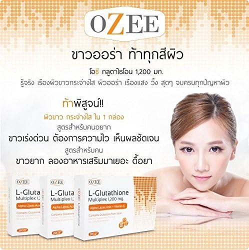 3 Box Ozee Gluta 1200mg Vitc