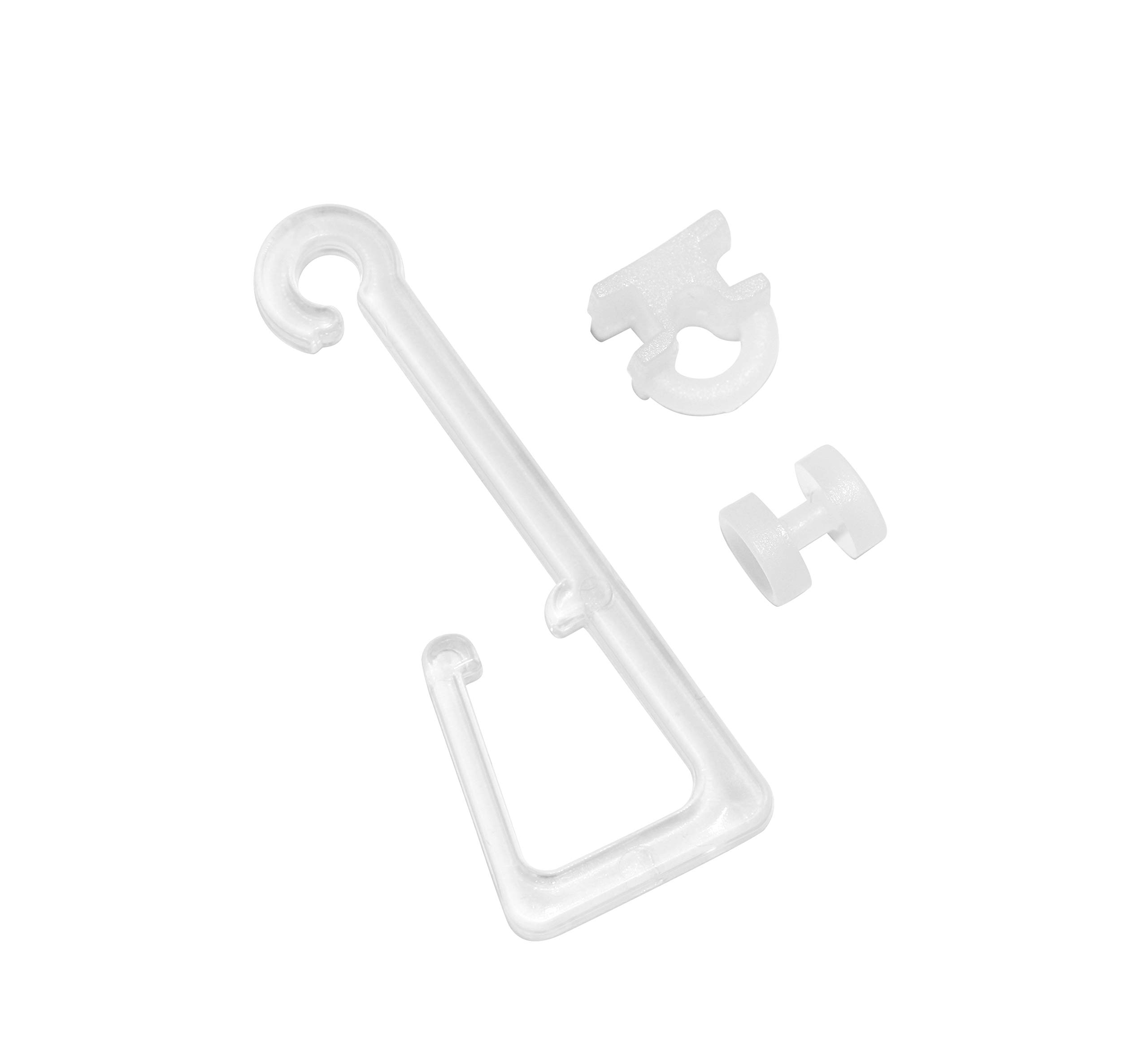 Gardinia Hook for Fabric Eyelets, Resin, Nicht zutreffend