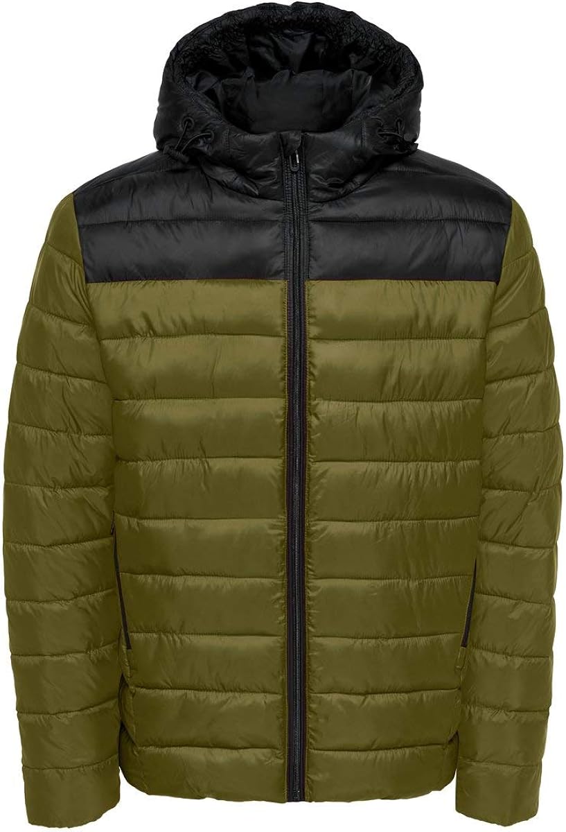 only and sons quilted jacket