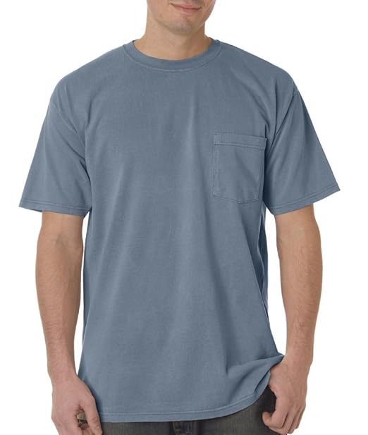 Comfort Colors Chouinard Men S Left Chest Pocket T Shirt Amazon Com
