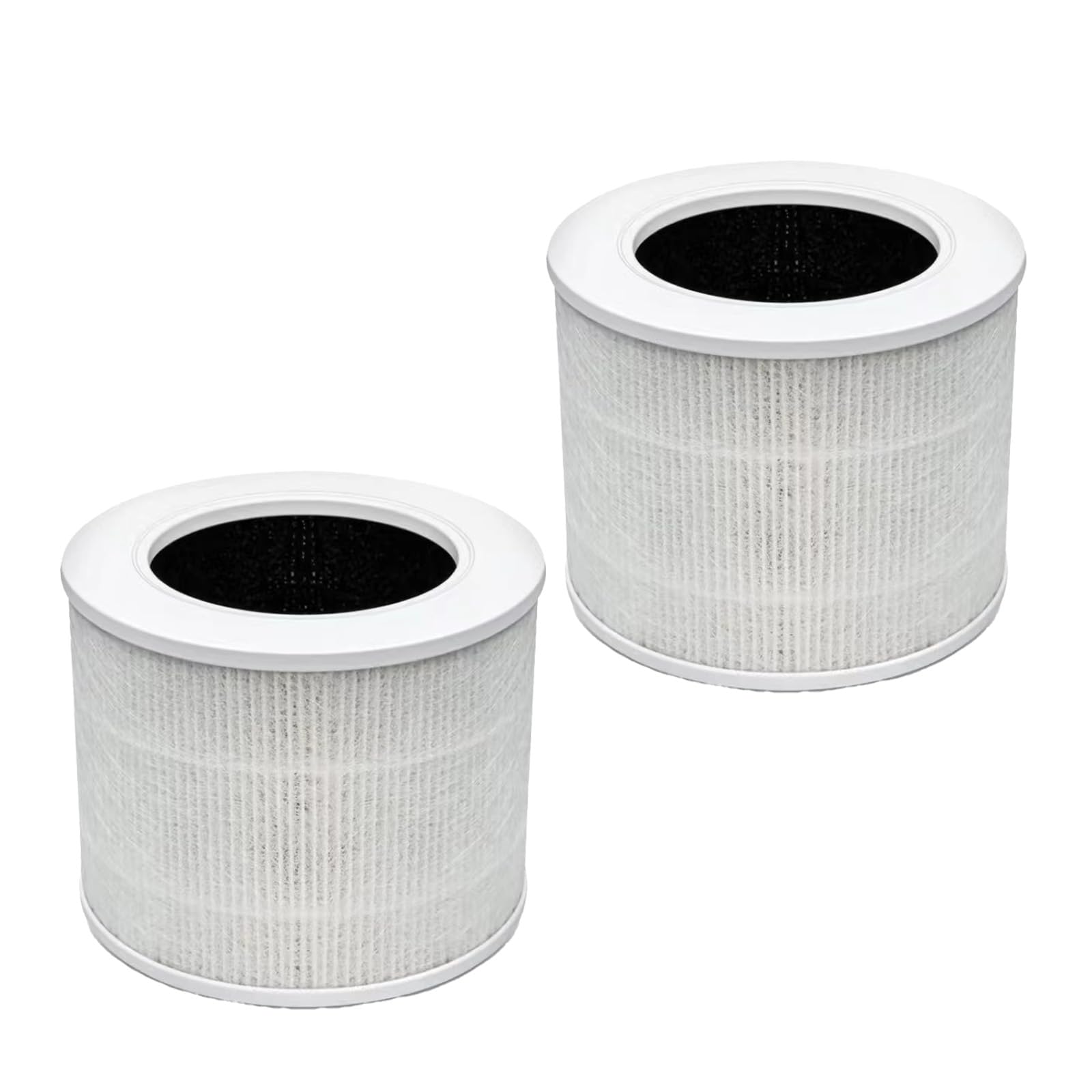 Replacement Filter for LEVOIT Core Mini | Core Mini-RF 3-in-1 HEPA Activated Carbon Filter Compatible with LEVOIT Core Mini Air Purifier - Pack of 2, White