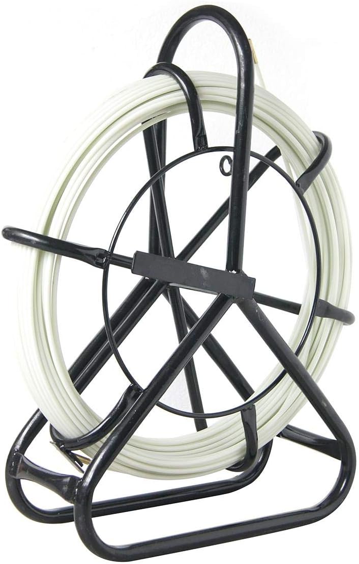 KATSU Fiberglass Duct Rodder 50M Steel Stand Cable Installation Electrician