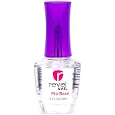 Revel Nail Dip Powder Pro Base Coat - Base Liquid for Dip Nails, Step 1 for Long-Lasting Dip Nail Color, Chip &amp; Crack Resistant, No UV Lamp, DIY Manicure For Strong Healthy Nails, 0.5 oz