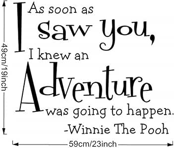 Amazon.com: AS SOON AS I SAW YOU I KNEW AN ADVENTURE WAS GOING TO