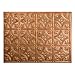 Fasade Easy Installation Traditional 1 Antique Bronze Backsplash Panel for Kitchen and Bathrooms (18