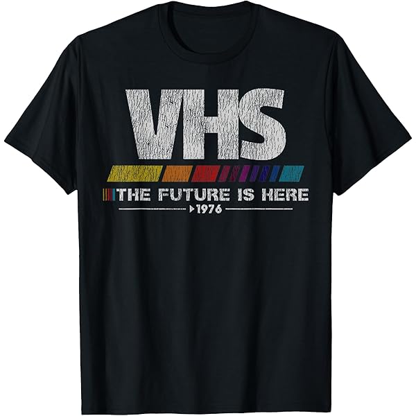 LONDON NITE 2000  VHS.Ｔシャツセット　新品、未開封 Amazon.com: VHS Vintage The Future is Here 1976 T-Shirt : Clothing