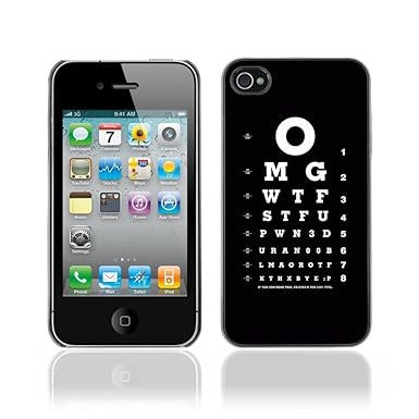 Colorful Printing Omfg Wtf Stfu Eye Test Funny Aluminum Metal