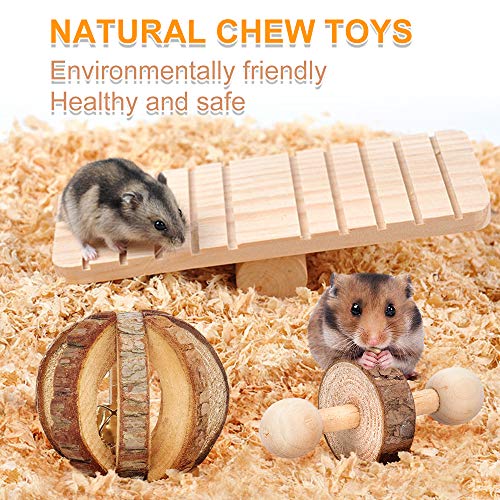 6 Hamster+Chinchilla+Accessories+Dumbbells+Exercise