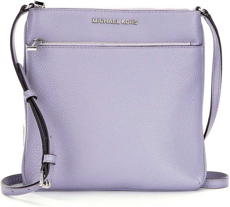 MICHAEL KORS RILEY LEATHER CROSSBODY (Lilac) Handbags