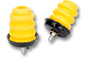 GAGSU Rear Axle Bumper with Nuts 15712438 523-049 Compatible with Chevy Silverado 1500 and GMC Sierra 1500 Rear Jounce Bumper 1999-2007 (yellow)