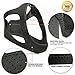 Improved Anti Snoring Chin Strap for Jaw. New Perforated Design Makes It More Breathable. Includes Bonus Eye Mask and Nose Vents for Ultimate Chin Supporter Sleep System. Stops Snoring Instantly