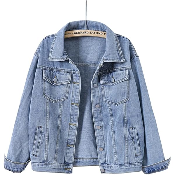 Amazon.com: Women Jeans Jacket Spring Coat Vintage Loose