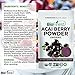 Biofinest Acai Berry Juice Powder - 100% Pure Freeze-Dried Antioxidant Superfood - USDA Organic Vegan Raw Non-GMO - Cleanse Digestion Weight Loss - for Smoothie Beverage Blend (4 oz Resealable Bag)