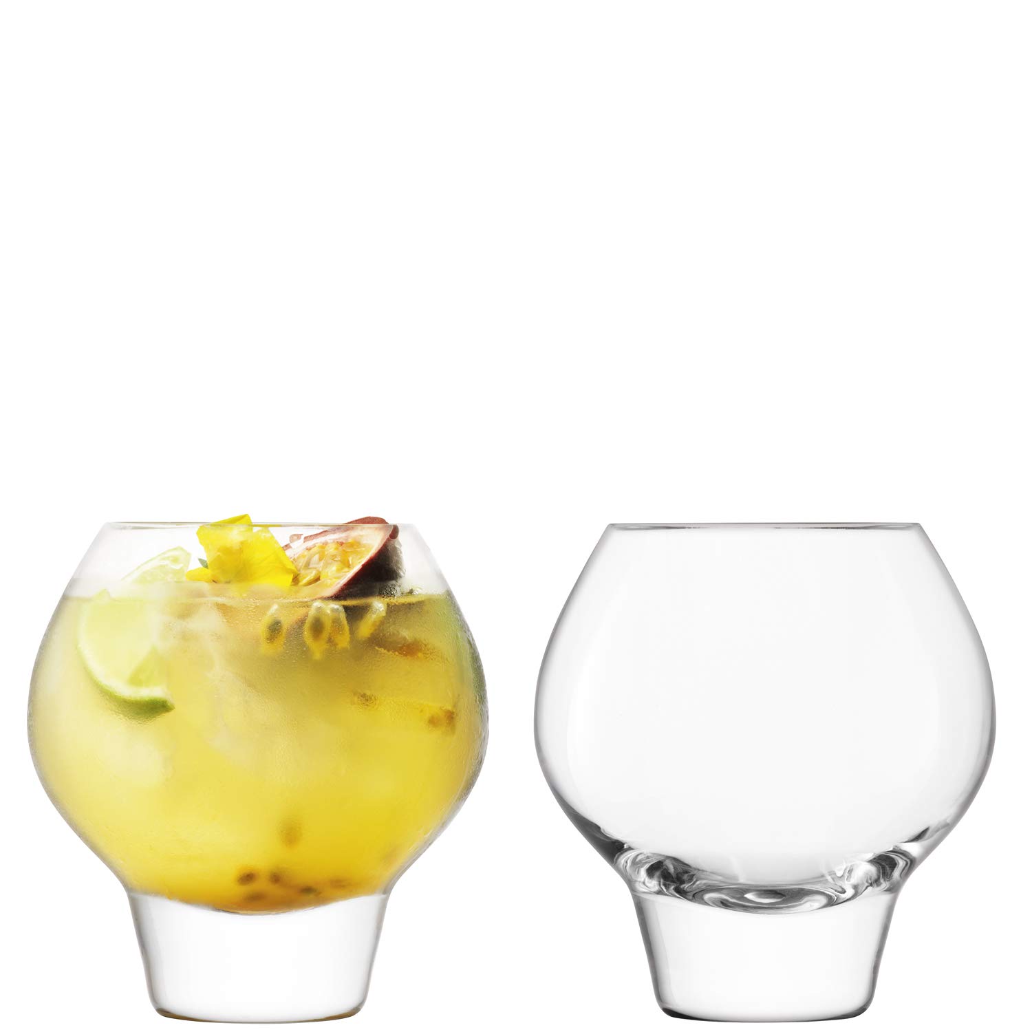 LSA International Rum Balloon Tumbler 380ml Clear | Set of 2 | Mouthblown & Handmade Glass | RU01 — image 1