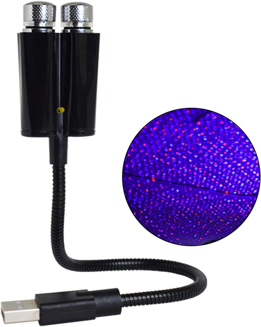 USB Night Light Star Projector, 2 in 1 Auto Car Roof LED Light