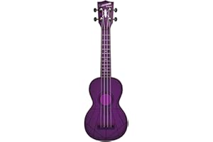 Kala Brand Music Co., 4-String Ukulele, Fluorescent Purple, Soprano (KA-SWF-PL)