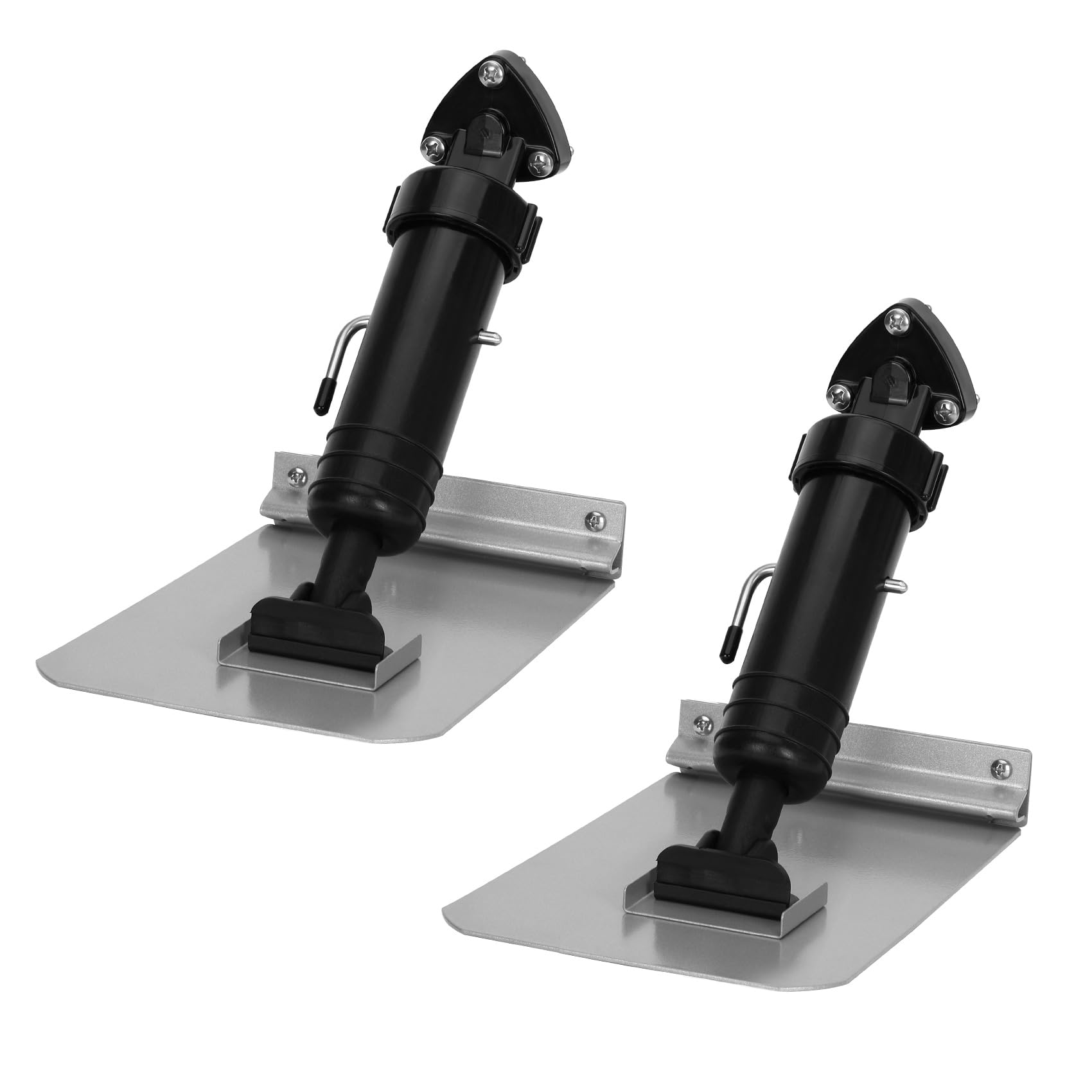 Photo 1 of Self-Leveling Trim Tab System for Boats(2pc), 6"x8" Tab, for up to 16' Boat, Boat Trim Tabs for Smoother Ride, Great Control & Fuel Savings, Heavy-Duty Trim Tabs for Boats, Easily Install & Maintain