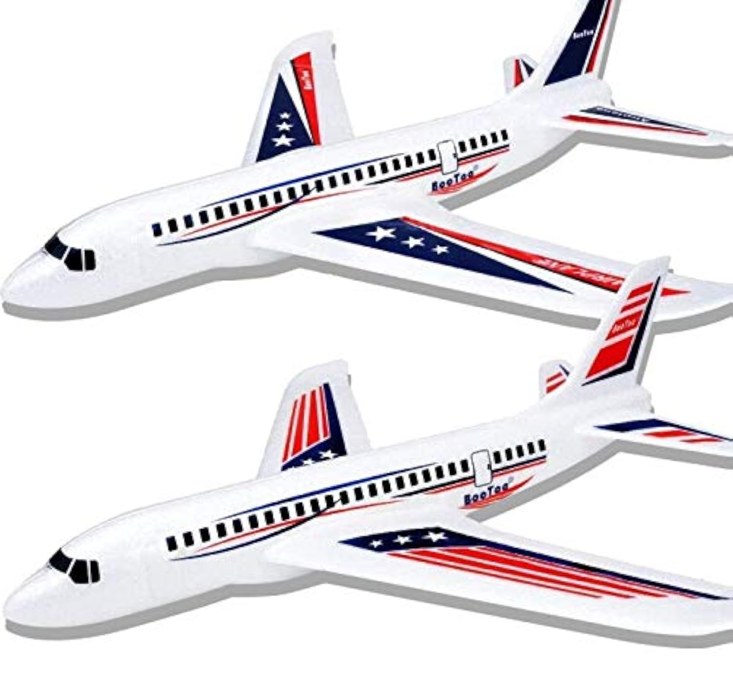 Photo 1 of BooTaa 2 Pack 20" Airplane Toys - Large Foam Plane Gliders for Outdoor Play, Birthday Gifts for 3-10 Year Old Boys & Girls