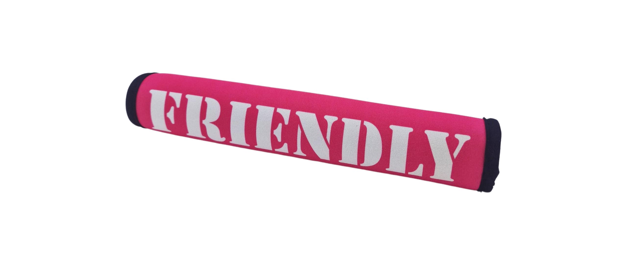 MD Gear Dog Lead Sleeve Friendly Reactive Assistance Dog In Training DO NOT PET Cover Soft Neoprene Leash Wrap (Pink, FRIENDLY)