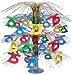 Beistle 50768-MC 75" Cascade Centerpiece, 18", Multicolored