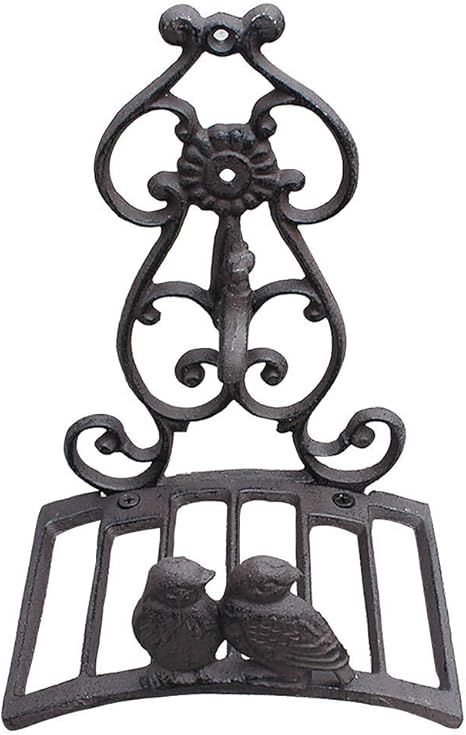 Sungmor Heavy Duty Cast Iron Garden Hose Holder Water Hose