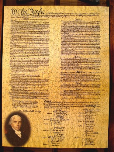 American Documents The Constitution of The United States Jigsaw Puzzle, 750-Piece