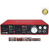 Focusrite Scarlett 6i6 Second Generation (2nd Gen) 6 In/6 Out USB 2.0 Audio Interface with Pro Tools | First and 1 Year Free Extended Warranty
