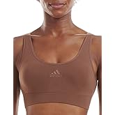 adidas Womens Micro 720 Seamless Scoop Lounge Bra with Removable Cookies