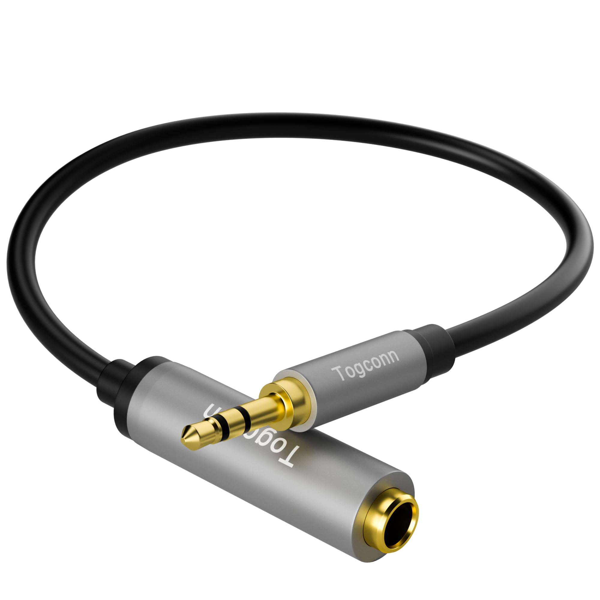 Photo 1 of 3.5mm Aux to 6.35mm TRS Audio Cable Adapter, 3.5mm 1/8 Inch TRS Male to 6.35mm 1/4 Inch Female AUX Audio Converter Connector for Phone, Laptop, Headphone, Amplifier, Guitar, Piano, Speaker-0.6 Feet