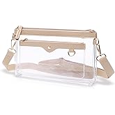 Wuflyover Small Clear Bag for Stadium Events – Clear Purse, Ideal for Concerts, Game Day, and Outdoor Events