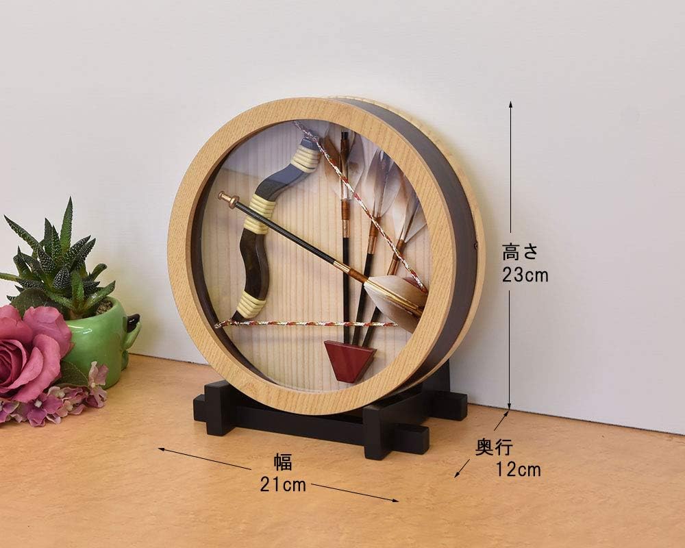 Amazon 破魔弓 壁掛け おしゃれ 破魔矢飾り コンパクト モダン 初正月飾り 5号仁和 正月飾り おもちゃ