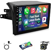 Linux Car Radio for Toyota Sienna 2004 2005 2006 2007 2008 2009 2010 Stereo | Leadfan Fast Boot Car Radio Replacement with Wireless CarPlay Android Auto, 9'' Touchscreen with Bluetooth SWC Backup Camera