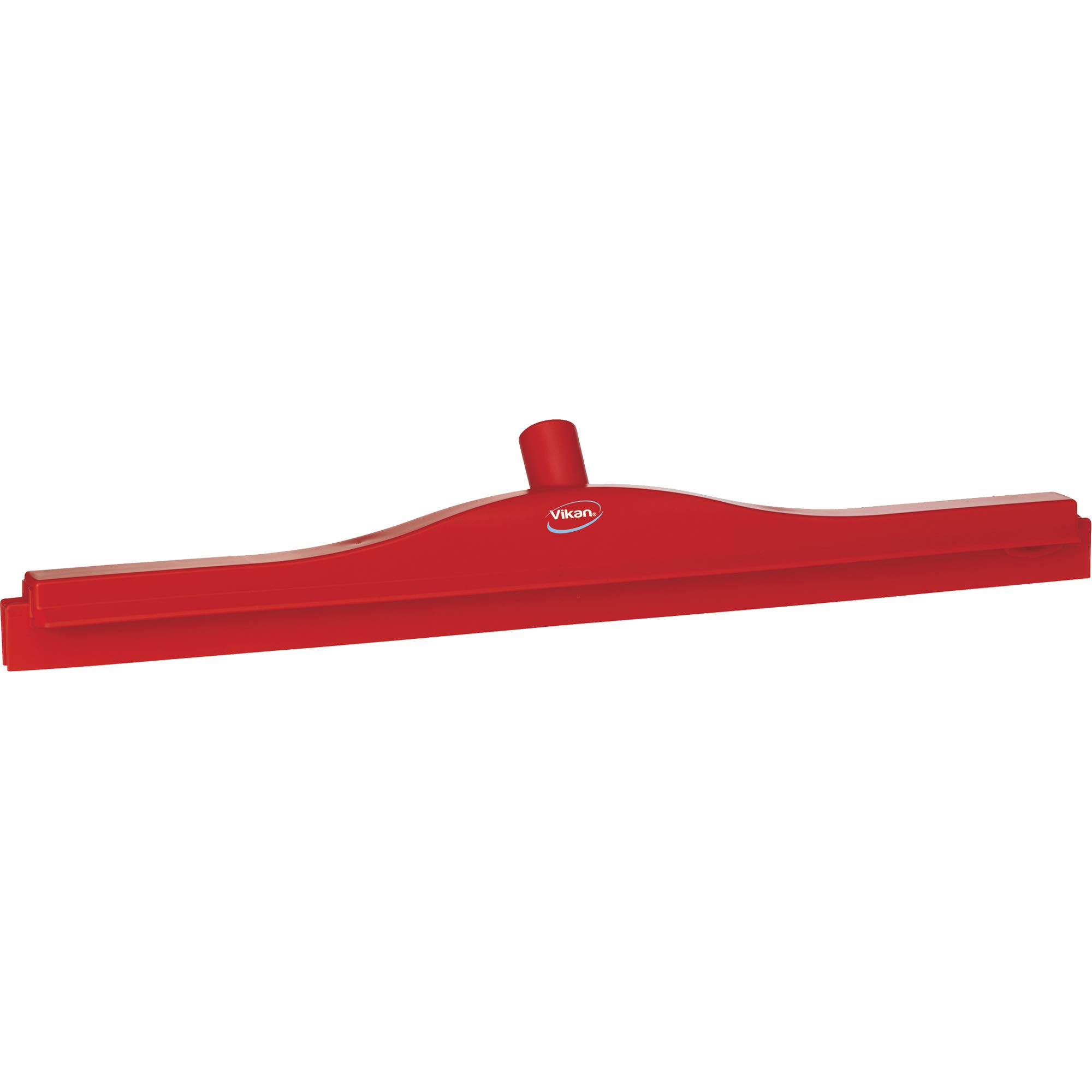 Vikan 77144 Squeegee,Ultra Hygiene,Dbl Blade,24",PP/RB,RD, Red
