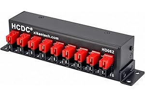 HCDC HD062 8 Output DC Power Distribution Block Module for 15/30/45A Connects