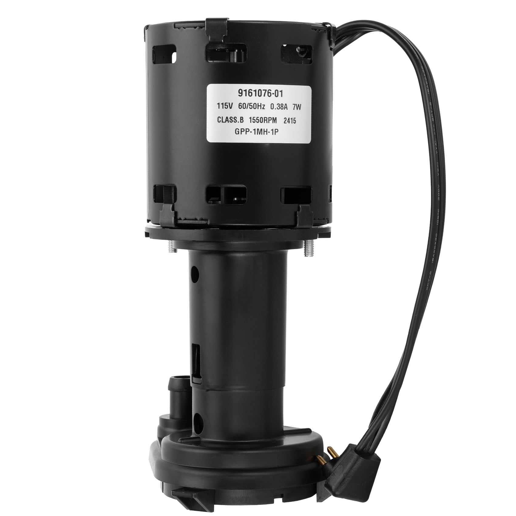 Photo 1 of 9161076-01 Water Pump Replace hartell GPP-1MH-1P HRIM-21-115 803338 Compatible with ice-o-matic Ice Machine Models 115V 1550RPM 60/50Hz 0.38A 7W