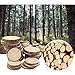 CEWOR Natural Wood Slices 24pcs 3.1-3.5 Inches Craft Wood kit Unfinished Predrilled Tree Bark Log Discs Wooden Circles for Christmas Ornaments DIY Crafts Arts Rustic Wedding Decoration