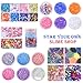 Slime Supplies Kit, AUNOOL Slime Stuff Charm Include Foam Balls, Fishbowl Beads, Glitter, Fruit Slices, Pearls, Slime Mylar Flake, Slime Containers for DIY Slime Making Kit, Girl Slime Party