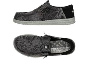 Howitzer Men's Slip-On Shoes We The People Patriot Sneakers with Camo Print Footwear