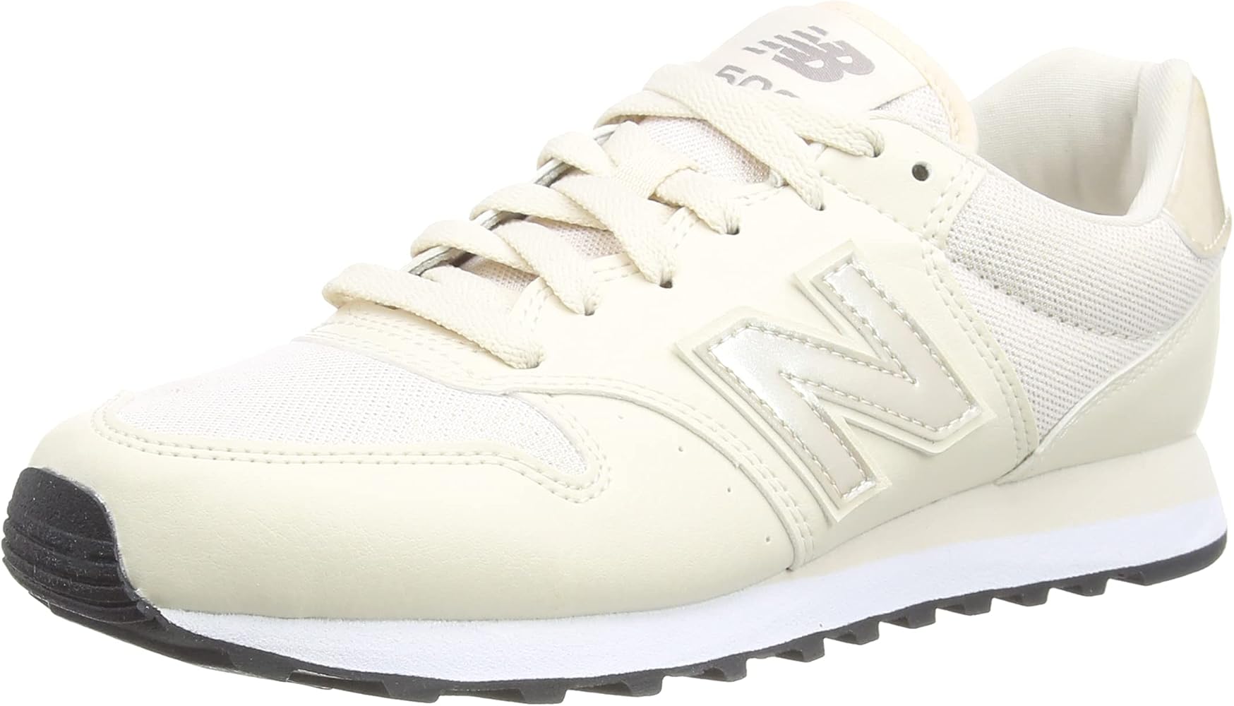 Amazon.com | New Balance Women's 500 Glitter Pack Sneaker, Raw Silk |  Fashion Sneakers