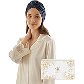 SYSYERAN 100% Mulberry Silk Bonnet for Sleeping, Elastic Band Night Cap for Women, Breathable Hair Wrap for Hair Protection