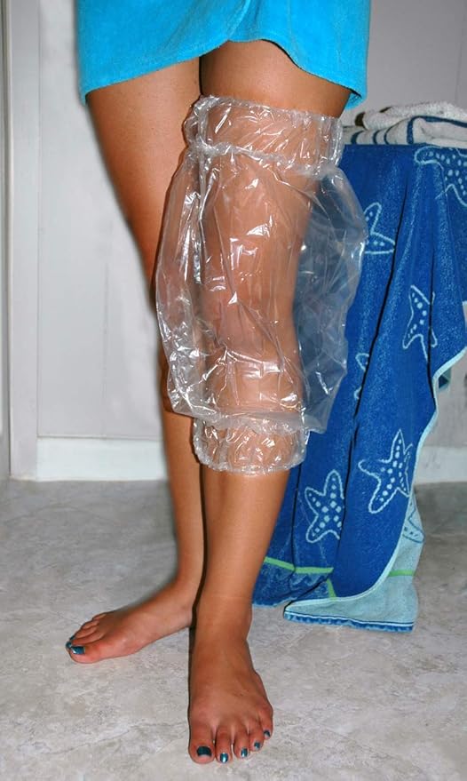 Knee Cuff/MidLeg Waterproof Shower Protector by