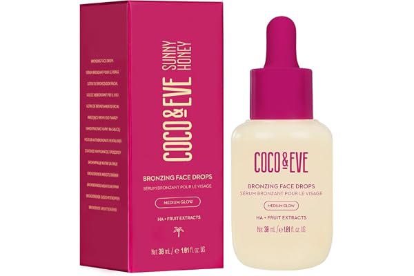 Coco & Eve Sunny Honey Bronzing Face Drops (medium)